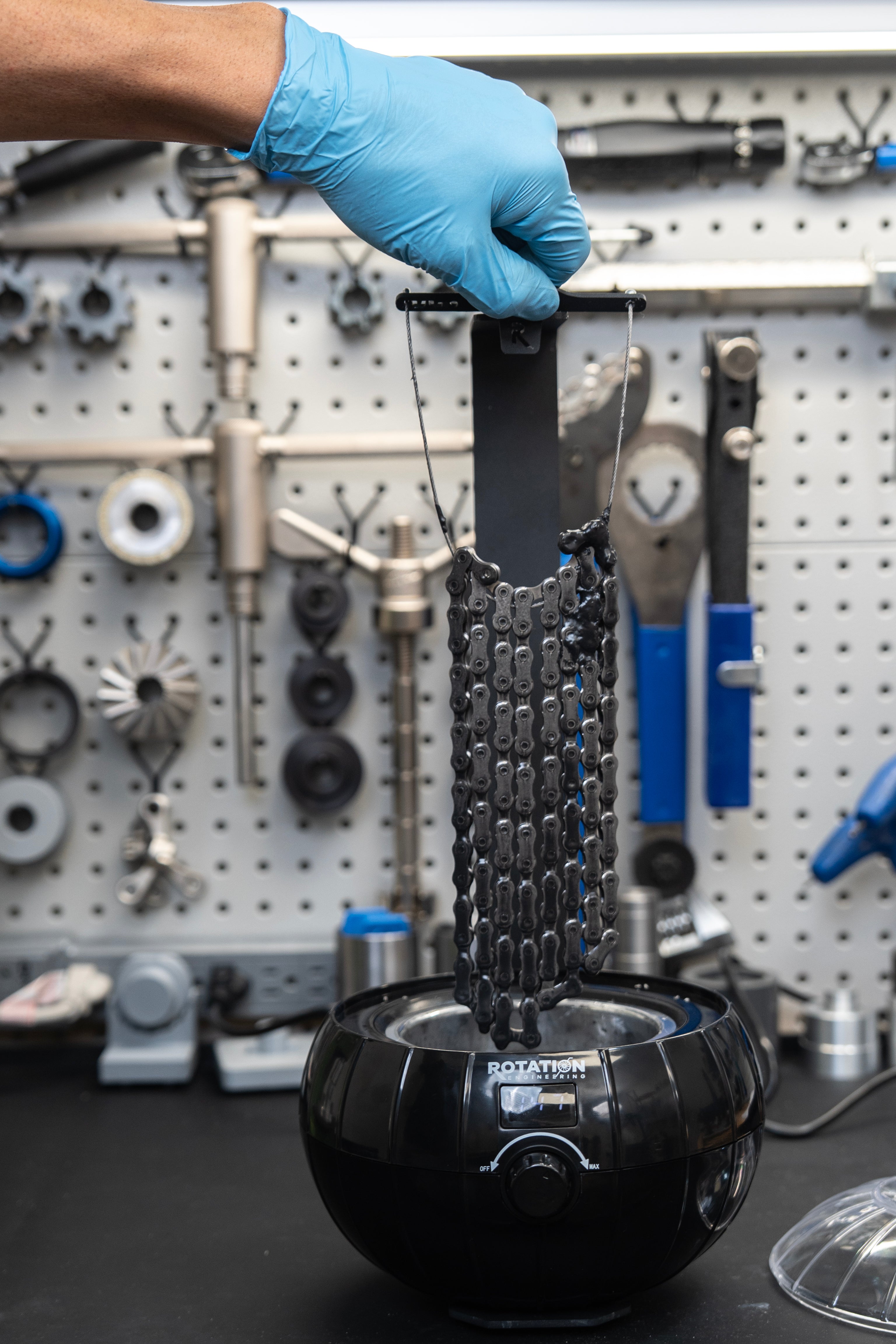 Chain Waxing System, with ½ LB of Wax Hot Melt Chain Wax